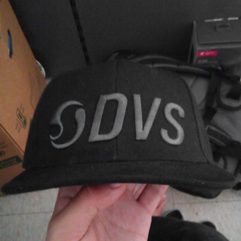 All Black DVS Snapback Hat ($15)